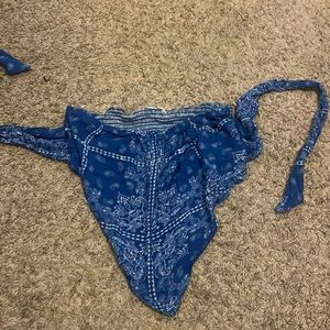 Blush bandana tube top, size M